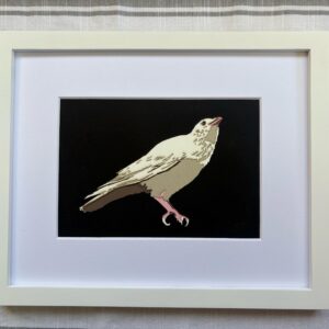 Custom Made-to-Order Paper Layered Crow Art